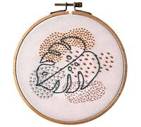 Stickpackung Slow Evenings Monstera Bild Ø 15,5cm