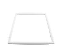 Stickrahmen Eckig, Stickcliprahmen, Quadratische Stickrahmen, Frame Clip on Q Snap Cross Stitch Frame, Kunststoff Nährahmen Zum Sticken, Handquilten, Nadelspitze, Seidenmalerei, 43.1x43.1cm