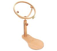 Stickrahmen Ständer Holz, Portable Einstellbar Desktop Stickrahmen Halter - 360° Drehbar, Robuste Verarbeitung, Ideal für Stickerei & DIY Bastelprojekte