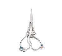 Stickschere, Edelstahl, Diamant Retro Nähschere, Handarbeitsschere für Bastelwerkzeuge, Beschneiden, Schneider, Stickschere