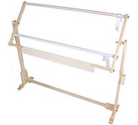 Stickständer, Stickrahmen Eckig Verstellbar Kreuzstich Rahmen Einstellbare Stickerei Ständer Holz Seidenmalerei Rahmen Tischplatte Stickständer Kreuzstich Bodenständer 360 Rotation 32ct 100cm