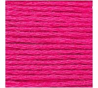 Sticktwist 8m · Premium Stickgarn 100% ägyptische Baumwolle · 6-fädig teilbar · Made in EU · Waschbar bis 95°C · 296 Farben (078 pink)