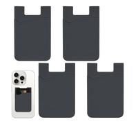 Sticky Wallet for Phone - Credit Card Holder | Slim Pocket with Protection, Phone Case Back Mount with Card Slots, Smartphone Grip Organizer for Daily Carry, ID Sleeve for Most Mobile Devices