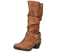 Stiefel ANDREA CONTI, Damen, Gr. 38, braun (cognac), Lederimitat, Schuhe (29935146-38) cognac