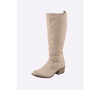 Stiefel ANDREA CONTI, Damen, Gr. 37, grau (taupe), Textil, Schuhe Stiefel (94193249-37) taupe
