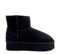 Stiefel aus Schaffell "thies 1856 ® Platform Sheep Boots" black 39