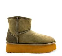Stiefel aus Schaffell "thies 1856 ® Platform Sheep Boots" olive 39