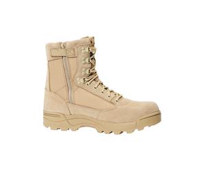 Stiefel BRANDIT "Brandit Tactical Zipper Boots", Damen, Gr. 41, camel, Polyamid, unifarben, Schuhe Stiefel (30948719-41) camel
