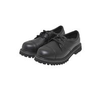 Stiefel BRANDIT "Brandit Vegantom 3 Eyelet Boots", Damen, Gr. 43, schwarz, Leder, unifarben, Schuhe Stiefel (74081869-43) schwarz