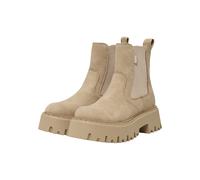 Stiefel BUFFALO "Buffalo ASPEN CHELSEA - VEGAN NUBUCK", Damen, Gr. 42, beige (braun), Kunstfaser, Schuhe Stiefel (14909658-42) braun