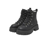 Stiefel BUFFALO "Buffalo ASPEN HIKE - VEGAN NUBUCK", Damen, Gr. 36, schwarz, Polyurethan, unifarben, Schuhe Stiefel (60478723-36) schwarz