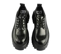Stiefel BUFFALO "Buffalo Aspen Lace Up Lo Vegan Box", Damen, Gr. 41, schwarz, Polyurethan, unifarben, Schuhe Stiefel (79254240-41) schwarz