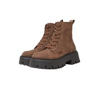 Stiefel BUFFALO "Buffalo ASPEN LACE UP WARM - VEGAN NUBUCK", Damen, Gr. 37, braun, Kunstfaser, unifarben, Schuhe Stiefel (81820363-37) braun