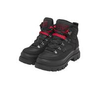 Stiefel BUFFALO "Buffalo ASPHA COM HIKE MID - VEGAN NUBUCK/ NYLON", Damen, Gr. 40, schwarz, Kunstfaser, unifarben, Schuhe Stiefel (72222267-40) schwarz