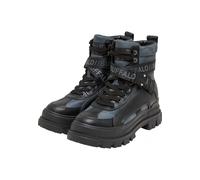 Stiefel BUFFALO "Buffalo ASPHA COM - VEGAN NUBUCK", Damen, Gr. 40, schwarz, camo, Polyurethan, unifarben, Schuhe Stiefel (92128155-40) schwarz, camo