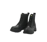 Stiefel BUFFALO "Buffalo ASPHA COM2 - VEGAN NAPPA/NYLON", Damen, Gr. 38, schwarz, Kunstfaser, unifarben, Schuhe Stiefel (99151825-38) schwarz