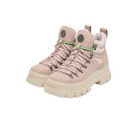 Stiefel BUFFALO "Buffalo ASPHA LACE UP HIKE - VEGAN NUBUCK/MESH", Damen, Gr. 37, rose, Polyurethan, unifarben, Schuhe Stiefel (25983834-37) rose