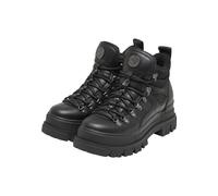 Stiefel BUFFALO "Buffalo ASPHA LACE UP HIKE - VEGAN NUBUCK/MESH", Damen, Gr. 41, schwarz, Polyurethan, unifarben, Schuhe Stiefel (91785018-41) schwarz
