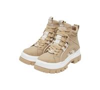 Stiefel BUFFALO "Buffalo ASPHA NC MID", Damen, Gr. 39, beige (beige, cream), Polyurethan, unifarben, Schuhe Stiefel (64003355-39) beige, cream