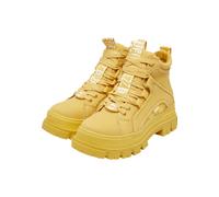Stiefel BUFFALO "Buffalo ASPHA NC MID", Damen, Gr. 39, gelb, Baumwolle, unifarben, Schuhe Stiefel (58276946-39) gelb