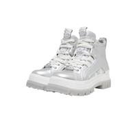 Stiefel BUFFALO "Buffalo ASPHA NC MID - VEGAN NAPPA", Damen, Gr. 36, silber, Kunstfaser, unifarben, Schuhe Stiefel (61458228-36) silber