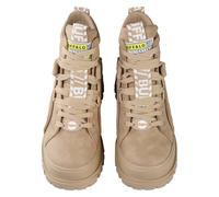 Stiefel BUFFALO "Buffalo Aspha Nc Mid -Vegan Nappa", Damen, Gr. 38, beige (biscuit), Polyurethan, unifarben, Schuhe Stiefel (70696426-38) biscuit