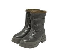 Stiefel BUFFALO "Buffalo aspha quilt zip", Damen, Gr. 42, khaki, Textil, unifarben, Schuhe Stiefel (16383466-42) khaki