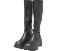 Stiefel BUFFALO "Buffalo aspha sock hi", Damen, Gr. 39, schwarz, Kunstfaser, unifarben, Schuhe Stiefel (95313854-39) schwarz