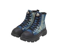 Buffalo Cade Lace Up Hi Boots in Gr. 38 in Blau