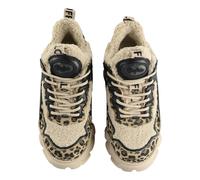 Stiefel BUFFALO "Buffalo CLD CHAI WARM - VEGAN NAPPA/FUR", Damen, Gr. 37, beige, schwarz, leo, Kunstfaser, unifarben, Schuhe Stiefel (12308753-37) beige, schwarz, leo