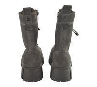Stiefel BUFFALO "Buffalo ESCAPE LACE UP HI WARM", Damen, Gr. 40, grau (taupe), Kunstfaser, unifarben, Schuhe Stiefel (90704841-40) taupe
