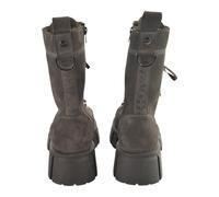Stiefel BUFFALO "Buffalo ESCAPE LACE UP HI WARM", Damen, Gr. 41, taupe, Kunstfaser, unifarben, Schuhe Stiefel (90704841-41) taupe