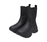 Stiefel BUFFALO "Buffalo lola chelsea", Damen, Gr. 41, schwarz, Kunstfaser, unifarben, Schuhe Stiefel (18732011-41) schwarz