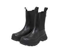 Stiefel BUFFALO "Buffalo roam chelsea", Damen, Gr. 39, schwarz, Leder, unifarben, Schuhe Stiefel (70492123-39) schwarz
