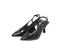 Stiefel BUFFALO "Buffalo Willow Sling Back - Vegan Patent", Damen, Gr. 38, schwarz, Polyurethan, unifarben, Schuhe Stiefel (61862721-38) schwarz