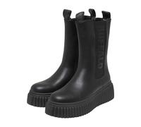 Stiefel BUFFALO "Buffalo ZAFIR CHELSEA HI - VEGAN NAPPA", Damen, Gr. 38, schwarz, Polyurethan, unifarben, Schuhe Stiefel (46345844-38) schwarz