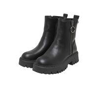 Stiefel BUFFALO "Buffalo ZANE BOOTIE ZIP - VEGAN NAPPA", Damen, Gr. 36, schwarz, Polyurethan, unifarben, Schuhe Stiefel (37003208-36) schwarz