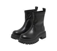 Stiefel BUFFALO "Buffalo ZANOS SOCK BOOTIE - VEGAN NUBUCK", Damen, Gr. 36, schwarz, Polyurethan, unifarben, Schuhe Stiefel (56204943-36) schwarz