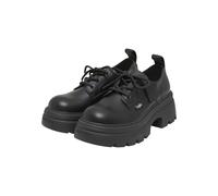 Stiefel BUFFALO "Buffalo ZAVEN LACE UP LO - VEGAN NAPPA", Damen, Gr. 41, schwarz, Polyurethan, unifarben, Schuhe Stiefel (36343718-41) schwarz