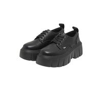 Stiefel BUFFALO "Buffalo ZESPHER LACE UP LO - VEGAN NAPPA", Damen, Gr. 37, schwarz, Polyurethan, unifarben, Schuhe Stiefel (46571726-37) schwarz