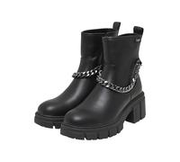 Stiefel BUFFALO "Buffalo ZORA SOCK BOOTIE CHAIN - VEGAN NAPPA", Damen, Gr. 39, schwarz, Polyurethan, unifarben, Schuhe Stiefel (15393966-39) schwarz