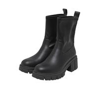 Stiefel BUFFALO "Buffalo ZORA SOCK BOOTIE - VEGAN NAPPA", Damen, Gr. 37, schwarz, Polyurethan, unifarben, Schuhe Stiefel (12412434-37) schwarz