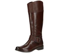 Stiefel CAPRICE "Caprice Stiefel Leder", Damen, Gr. 37,5, braun (dunkelbraun), Leder, Schuhe Stiefel (10397226-37,5) dunkelbraun