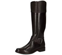 Stiefel CAPRICE "Caprice Stiefel Leder", Damen, Gr. 38,5, schwarz, Leder, Schuhe Stiefel (78375724-38,5) schwarz