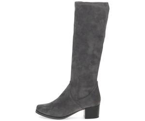 Stiefel CAPRICE "Caprice Stiefel Lederimitat", Damen, Gr. 37, grau (dunkelgrau), Lederimitat, Schuhe Stiefel (85785109-37) dunkelgrau
