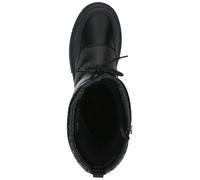 CAPRICE Damen Winterstiefel ohne Absatz Vegan Wasserabweisend, Schwarz (Black Comb), 36.5 EU