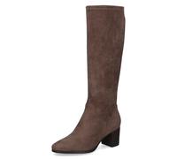 Stiefel CAPRICE, Damen, Gr. 37,5, braun, Textil, Schuhe Stiefel, Blockasbsatz, Langschaftstiefel mit Stretchfunktion (79674520-37,5) braun
