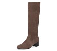 Stiefel CAPRICE, Damen, Gr. 39, braun, Textil, Schuhe Stiefel, Blockabsatz, Langschaftstiefel mit Stretch-Schaft (62557433-39) braun