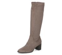Stiefel CAPRICE, Damen, Gr. 39, XS-Schaft, braun, Textil, Schuhe Stiefel, Blockasbsatz, Langschaftstiefel mit Stretchfunktion (79674520-39) braun