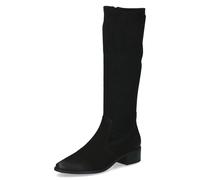 Stiefel CAPRICE, Damen, Gr. 40,5, Synthetik, XS-Schaft, blau (schwarz), Leder, Textil, Schuhe Stiefel, Blockabsatz, Langschaftstiefel in spitzer Form, bequeme Weite (11763459-40,5) schwarz
